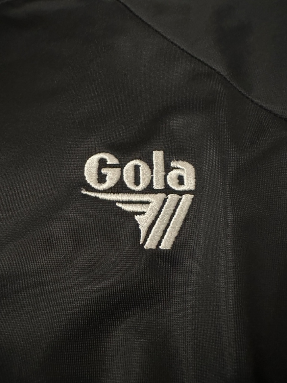 Gola Women's Black Track Jacket with White Stripe - NWT - Size L - Picture 7 of 11